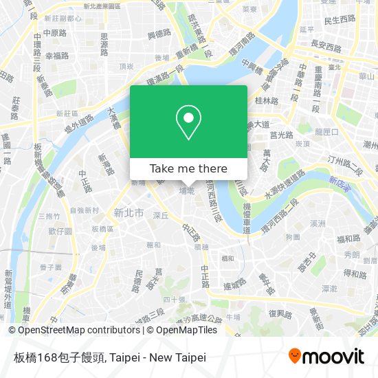 板橋168包子饅頭 map