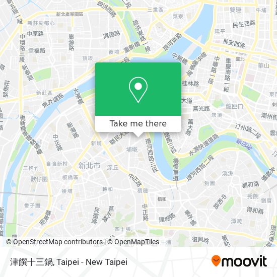 津饌十三鍋 map