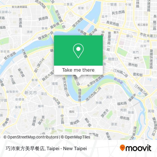 巧沛東方美早餐店 map