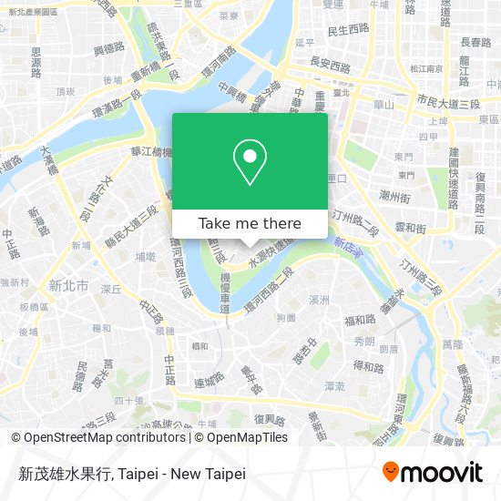 新茂雄水果行 map