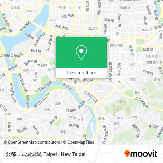 錢都日式涮涮鍋地圖