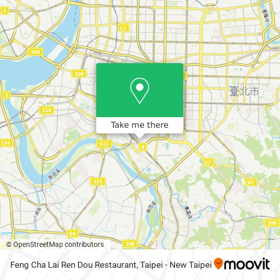 Feng Cha Lai Ren Dou Restaurant map