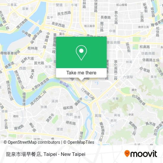 龍泉市場早餐店 map