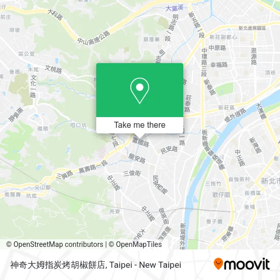神奇大姆指炭烤胡椒餅店地圖