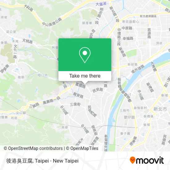 後港臭豆腐地圖