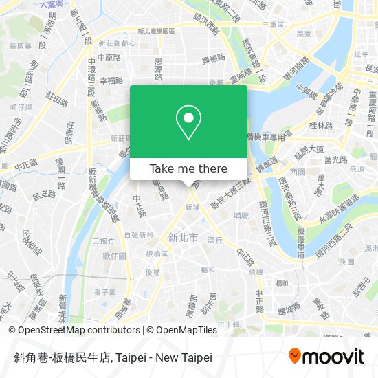 斜角巷-板橋民生店 map