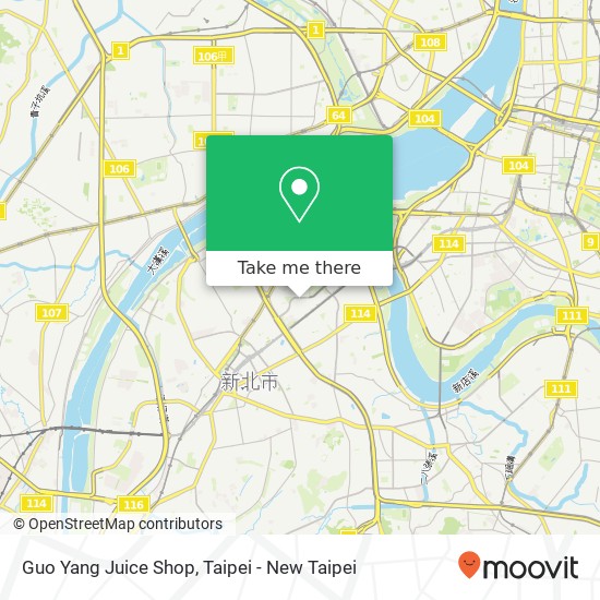 Guo Yang Juice Shop, 新北市板橋區莒光路180巷2弄 map