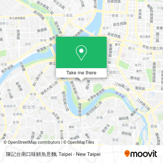 陳記台南口味鱔魚意麵地圖