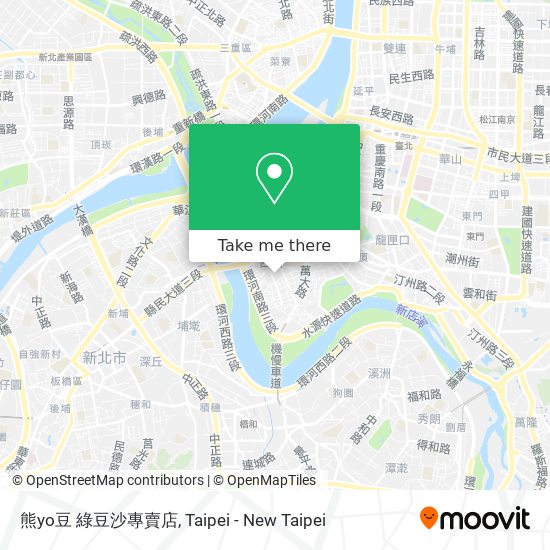 熊yo豆 綠豆沙專賣店 map