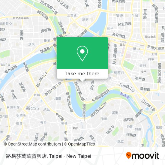 路易莎萬華寶興店 map