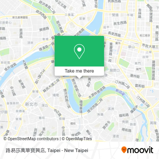 路易莎萬華寶興店 map