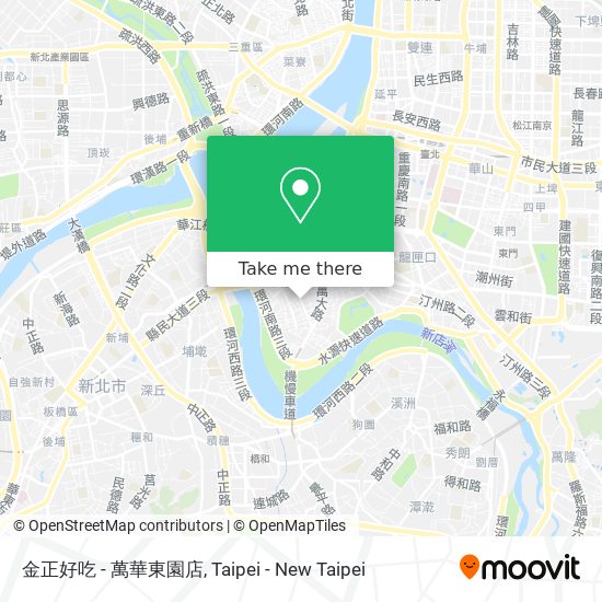 金正好吃 - 萬華東園店 map