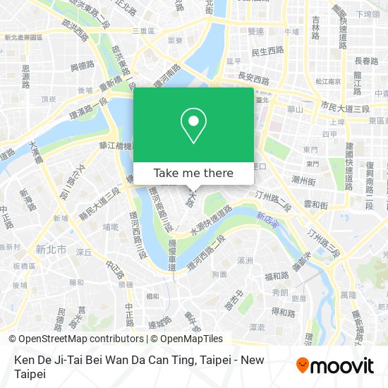 Ken De Ji-Tai Bei Wan Da Can Ting map