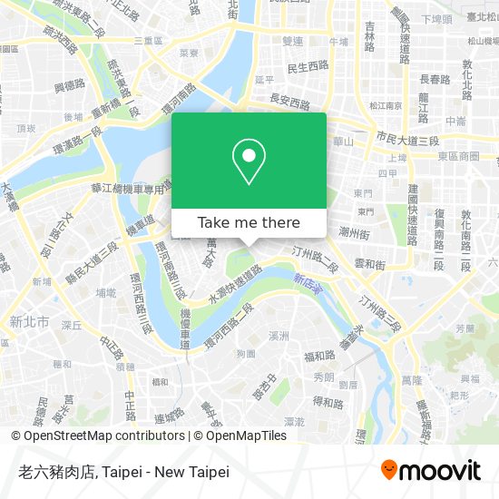 老六豬肉店 map