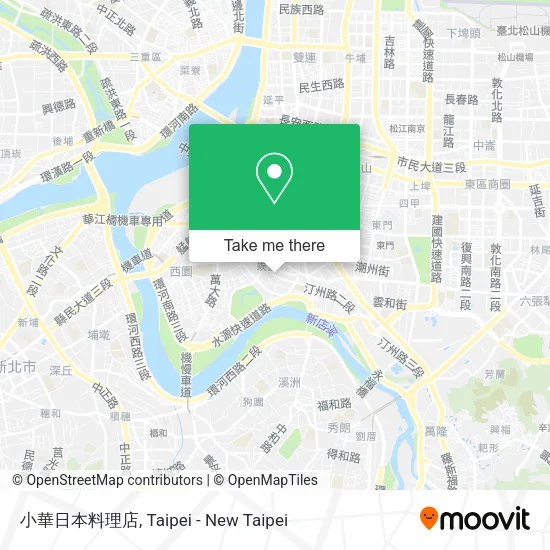 小華日本料理店地圖