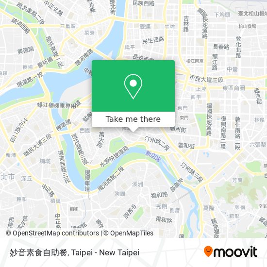 妙音素食自助餐 map
