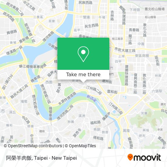 阿榮羊肉飯 map
