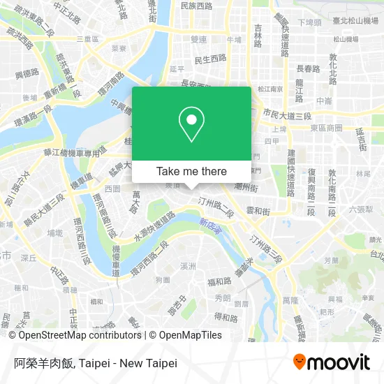 阿榮羊肉飯地圖
