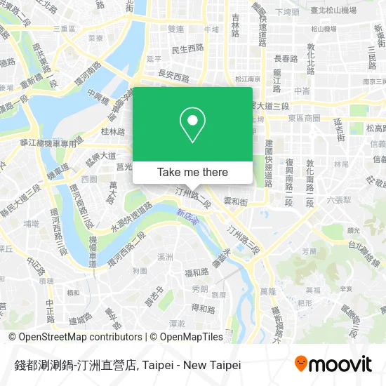 錢都涮涮鍋-汀洲直營店地圖