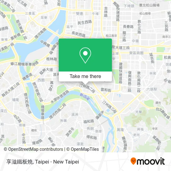 享滋鐵板燒地圖