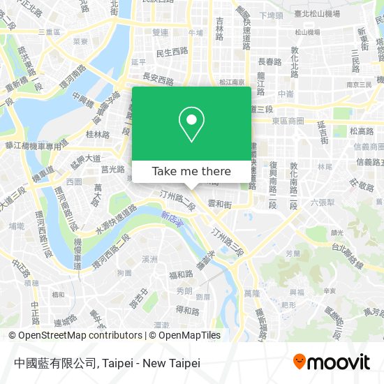 中國藍有限公司 map