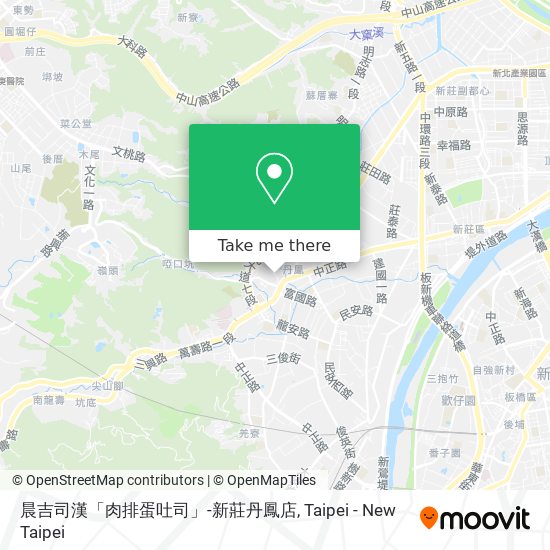 晨吉司漢「肉排蛋吐司」-新莊丹鳳店 map