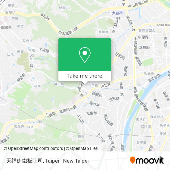 天祥街鐵板吐司 map