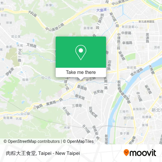 肉粽大王食堂地圖