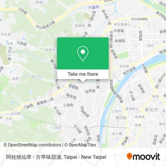 阿桂燒仙草 - 古早味甜湯地圖