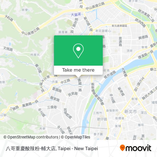 八哥重慶酸辣粉-輔大店 map