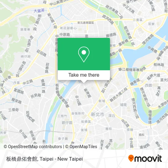板橋鼎佑會館地圖