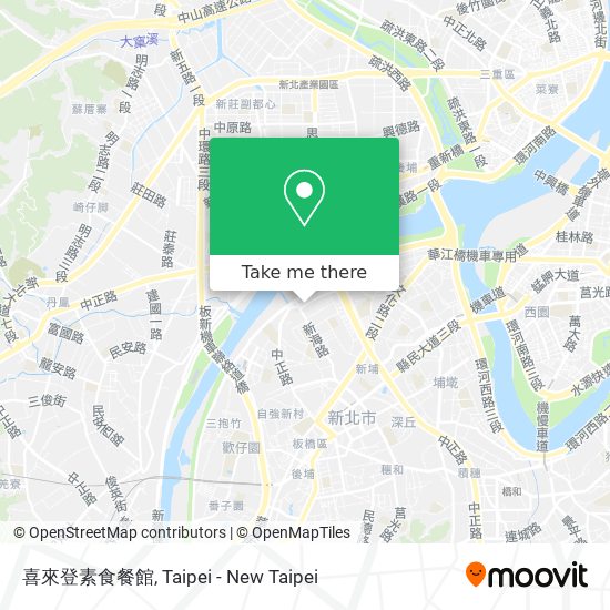 喜來登素食餐館 map
