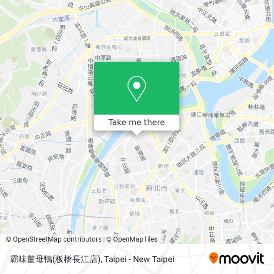 霸味薑母鴨(板橋長江店) map