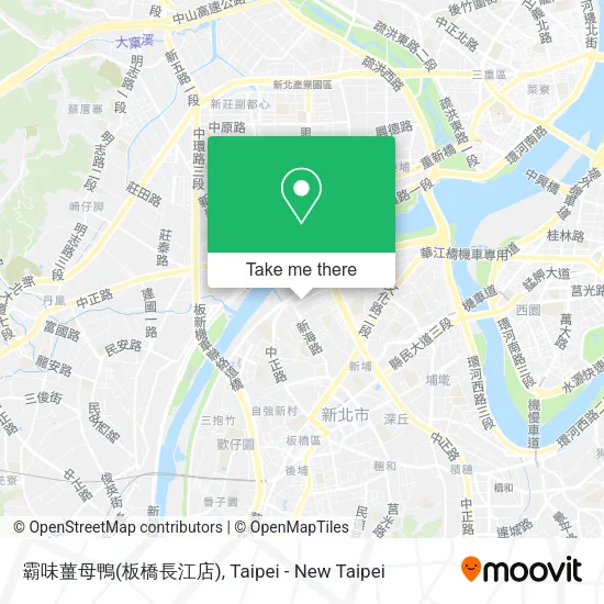 霸味薑母鴨(板橋長江店)地圖