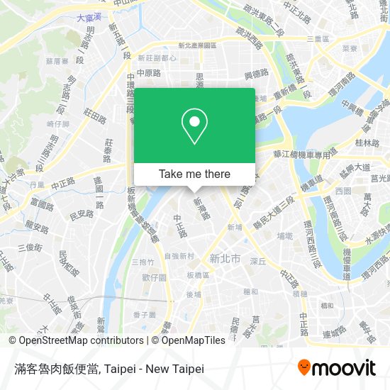 滿客魯肉飯便當 map