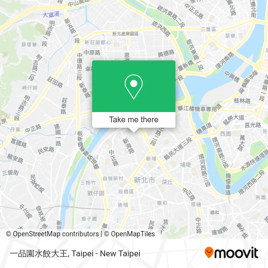 一品園水餃大王地圖