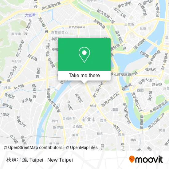 秋爽串燒地圖