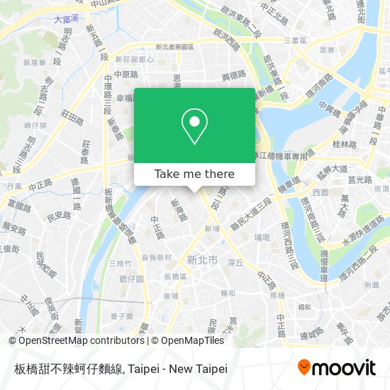 板橋甜不辣蚵仔麵線 map