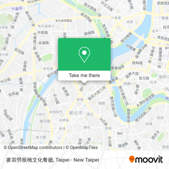 麥當勞板橋文化餐廳地圖