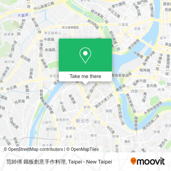 范師傅 鐵板創意手作料理 map