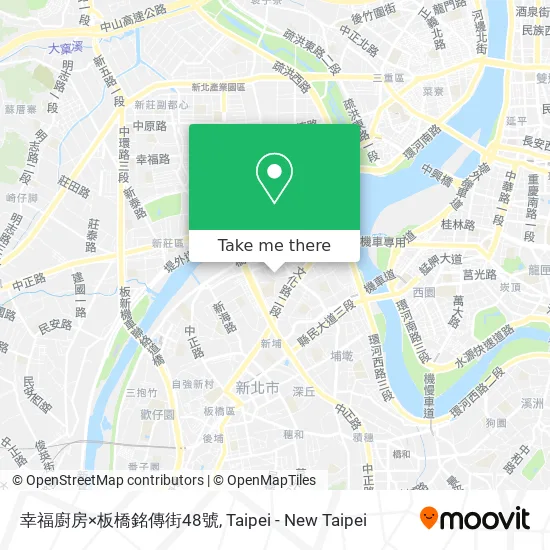 幸福廚房×板橋銘傳街48號 map