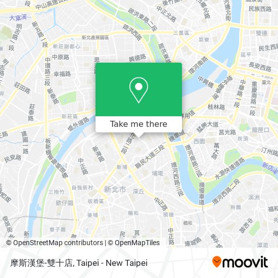 摩斯漢堡-雙十店 map