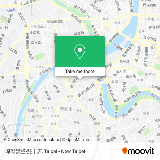 摩斯漢堡-雙十店地圖