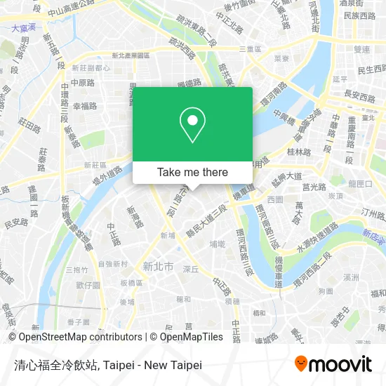 清心福全冷飲站地圖