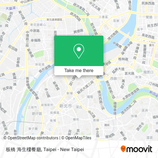 板橋 海生樓餐廳地圖