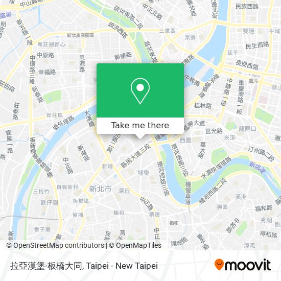 拉亞漢堡-板橋大同 map