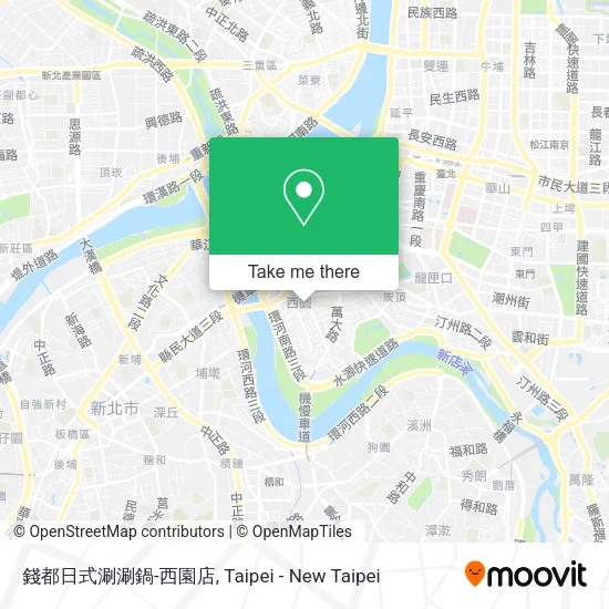 錢都日式涮涮鍋-西園店地圖