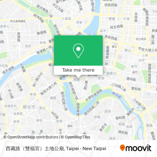 西藏路（雙福宮）土地公廟 map