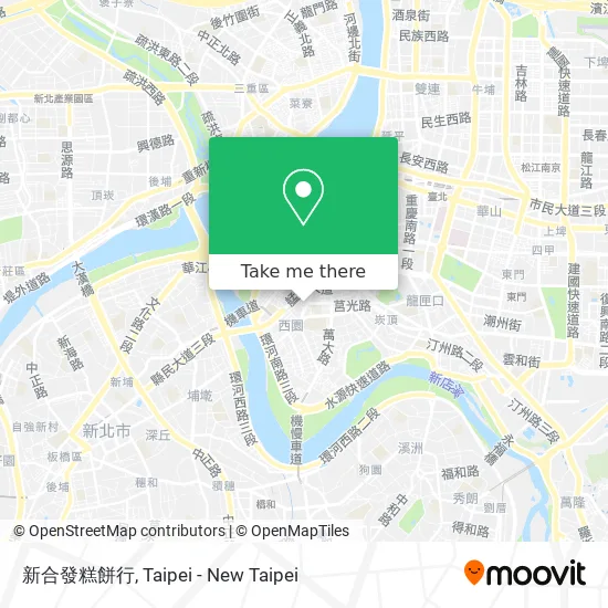 新合發糕餅行 map