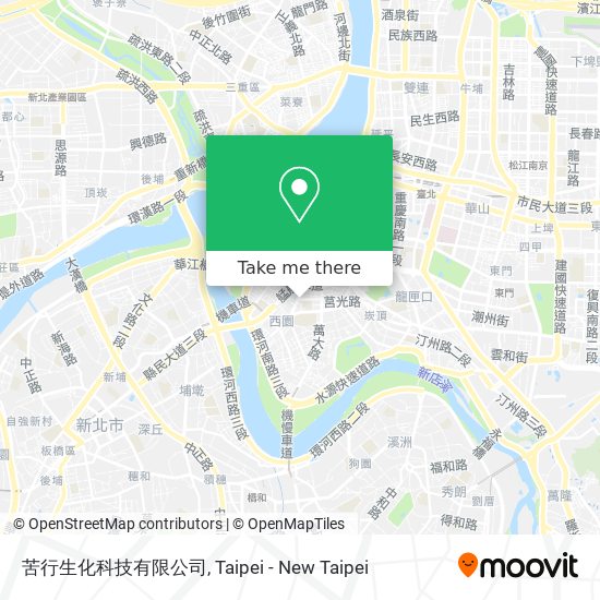 苦行生化科技有限公司 map